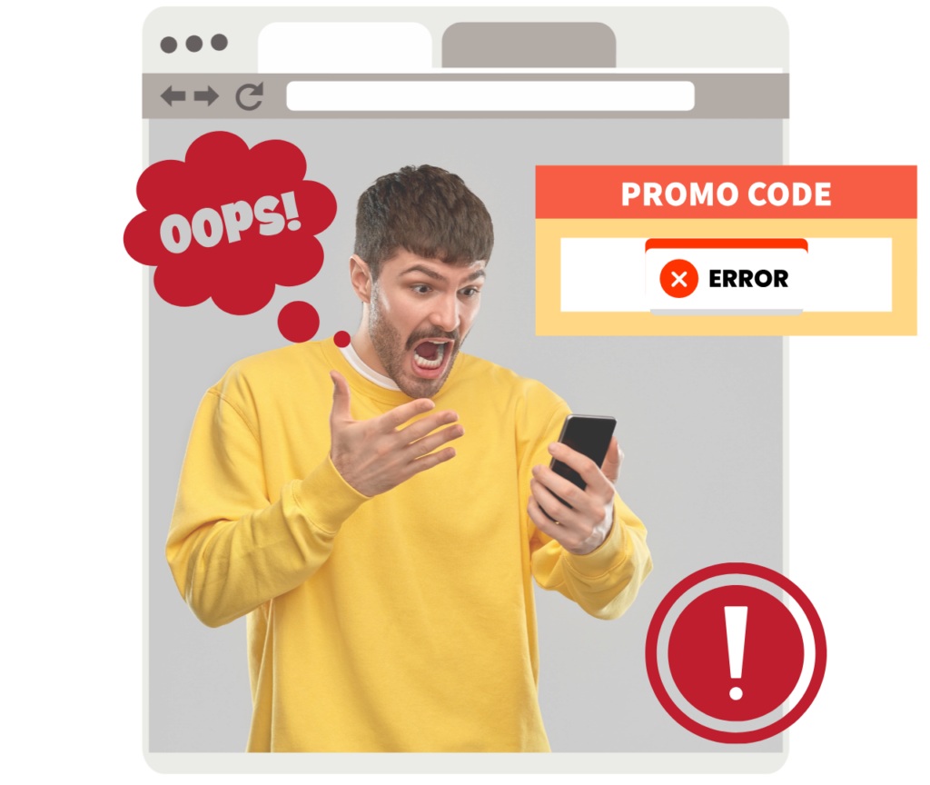 Discount Coupon Code Frustration Transparent - CartBooster