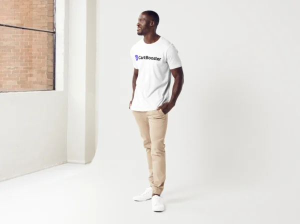 Mens White Tee - Image 6