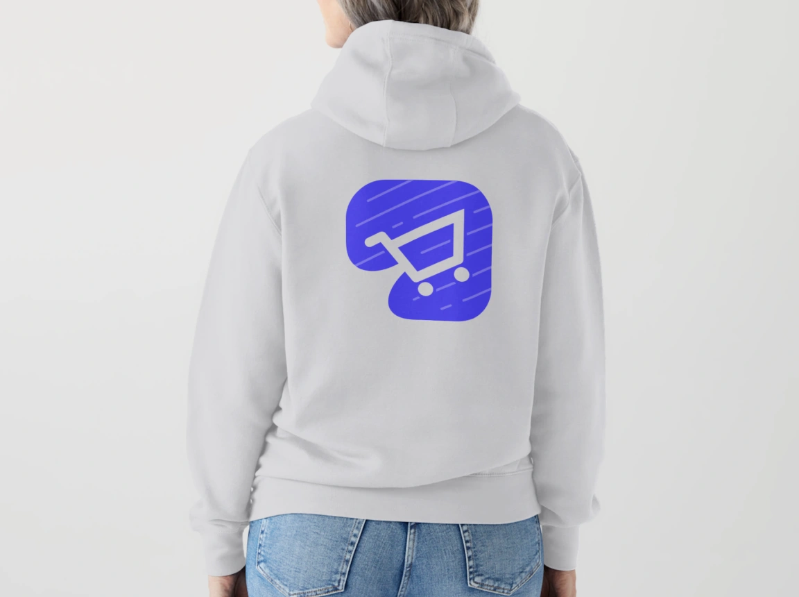 Ladies Grey Hoodie
