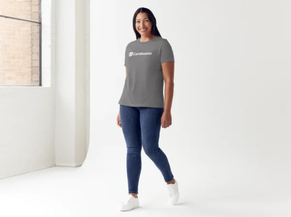 Ladies Grey Tee - Image 6