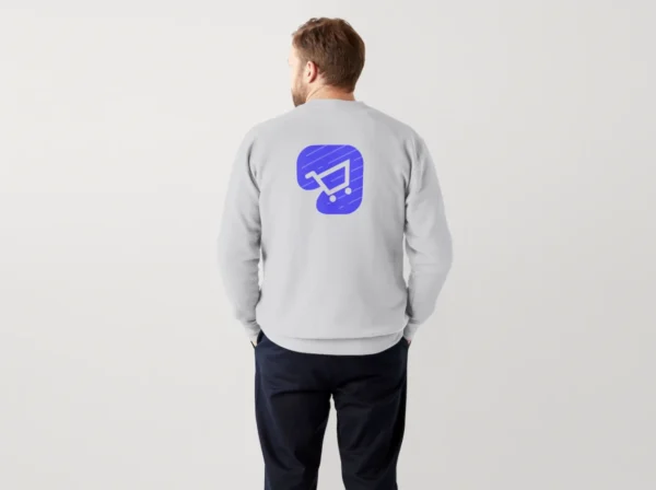 Mens Grey Sweater - Image 2