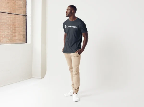 Mens Black Tee - Image 5