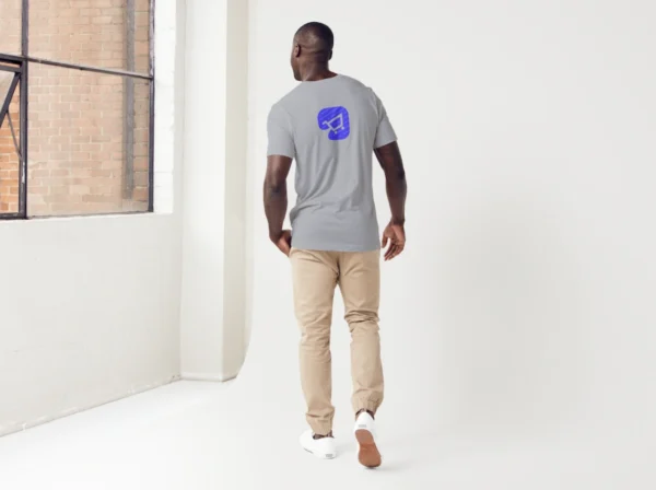 Mens Grey Tee - Image 6