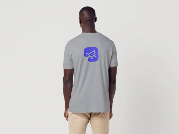 Mens Grey Tee - Image 4